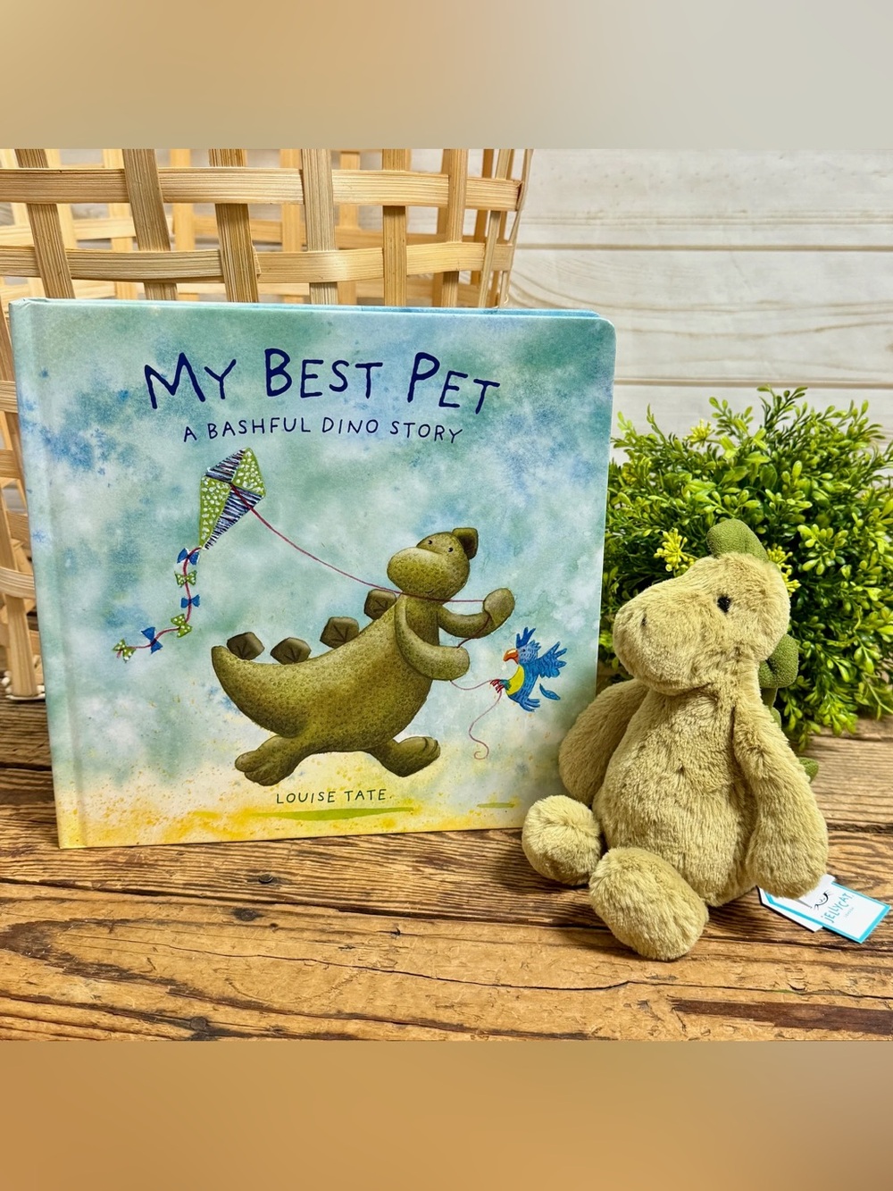 Jellycat “The Best Pet” Large Board Book, Louise Tate